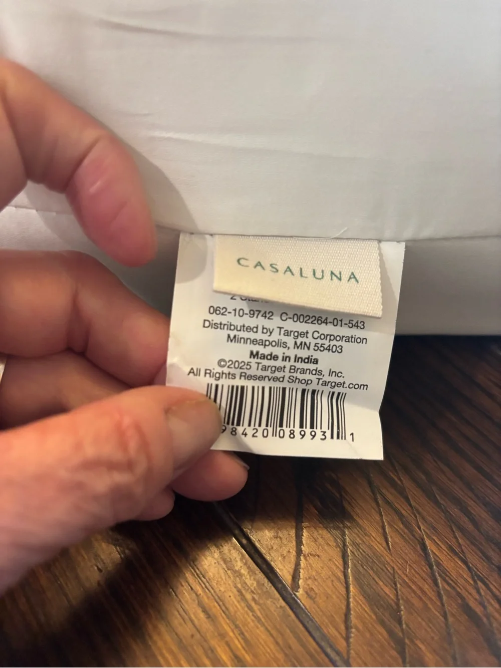 King/Cal King 400 Thread Count Percale Sheet Set White - Casaluna™